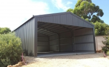 7 x 10 Open Front Shed for storage of boat & caravan