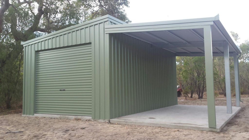 3 x 6 Skillion Shed with 3x6 Lean to